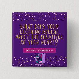 Kleidung zeigt Ihren Herzknopf Button