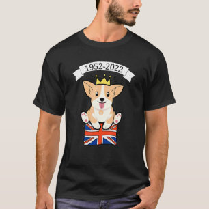 Kleidung zur Feier des Jubiläums der Queen Corgi m T-Shirt