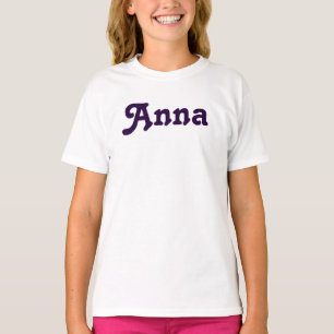Kleidungs-Mädchen Anna T-Shirt