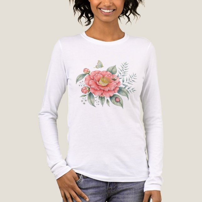 Kleidungsblumen  Tri-Blend shirt (Vorderseite)