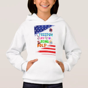 Kleidungsfreiheit liegt in der Kühnheit Hoodie
