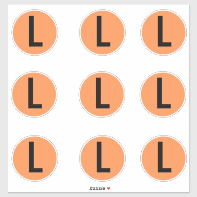 Kleidungsgrößenaufkleber Aufkleber (Blatt)