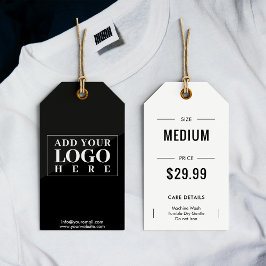 Kleidungslogos Preis Größe Hang Tag Care Anleitung Geschenkanhänger