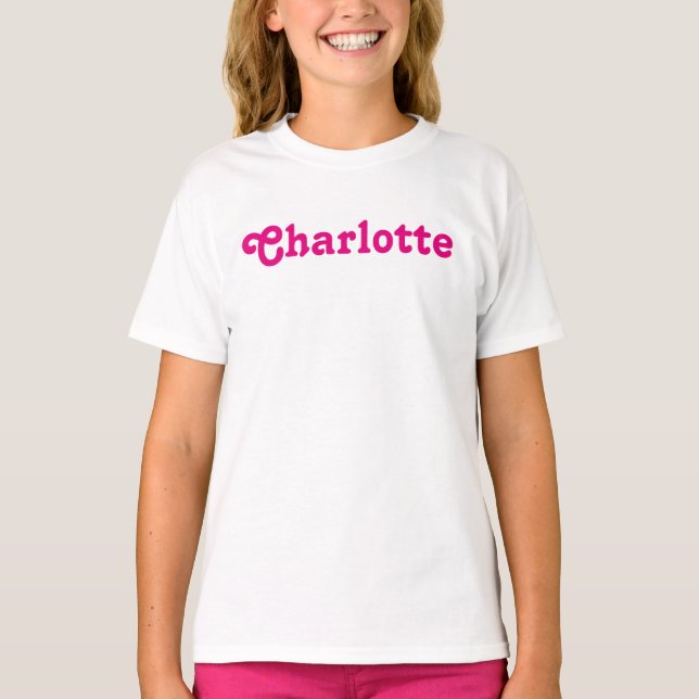 Kleidungsmädchen Charlotte T-Shirt (Vorderseite)