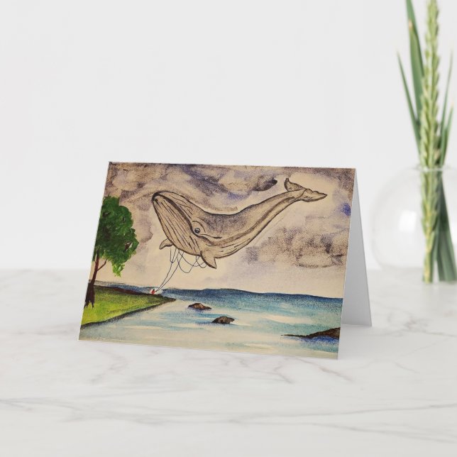 Klein, 4 Zoll x 5,6 Zoll geklappt Dankeschön Karte (Vorderseite)