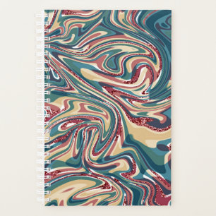 Klein (5,5" x 8,5"), harte Abdeckung, weißer Spira Planer