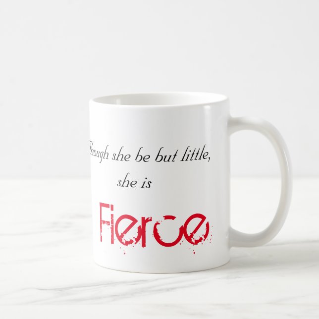 Klein aber heftig - Shakespeare Tasse (Rechts)
