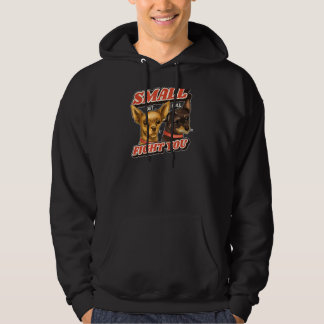Klein, aber wird dich bekämpfen Chihuahua-Hundeb Hoodie