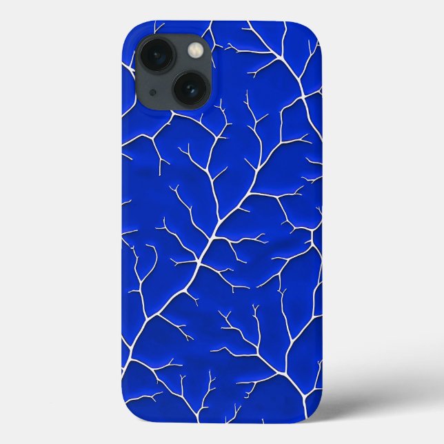 Klein Blue Tree Branch iPhone Case (Rückseite)