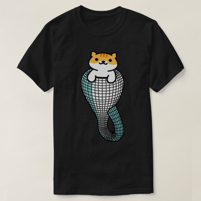 Klein Bottle Kitty T-Shirt (Design vorne)