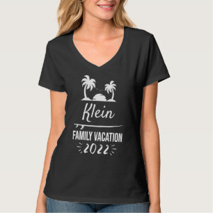 Klein Familienurlaub Tropical Group Trip Beach T-Shirt