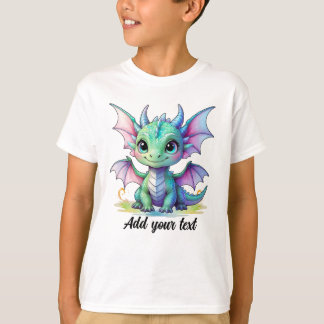 Klein-Flügel-Drache – Namens-Shirt T-Shirt