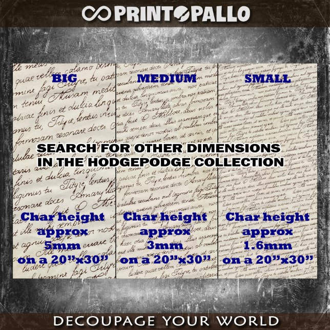 KLEIN - Kalligrafischer Hintergrund zum Schreiben  Seidenpapier (Von Creator hochgeladen)