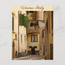 Klein, Side Street in Verona Postkarte
