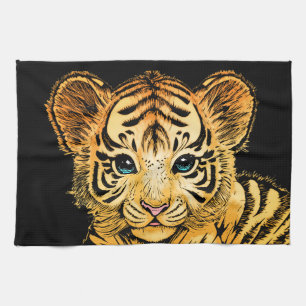 KLEIN TIGER GESCHIRRTUCH