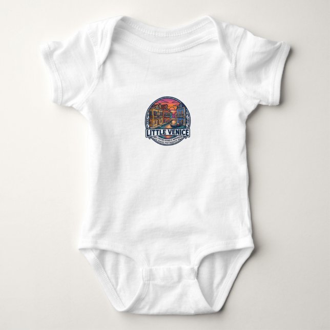 KLEIN VENEDIG BABY STRAMPLER (Vorderseite)