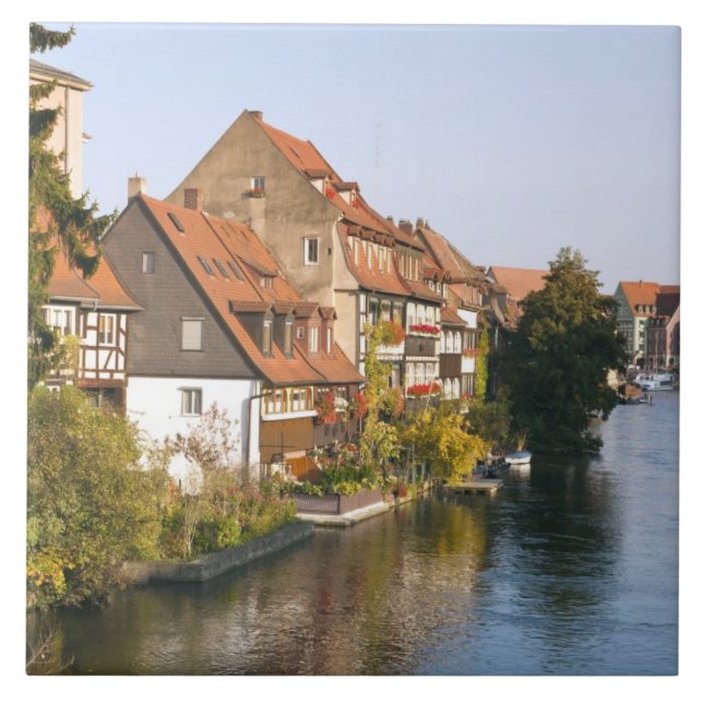 Klein Venedig (Klein Venedig) und Fluss Regnitz Fliese (Vorderseite)