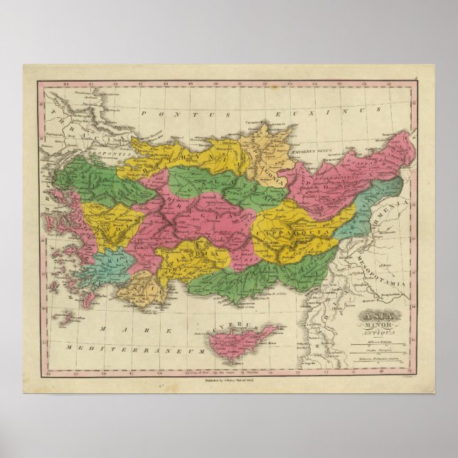 Kleinasien Antiqua Poster (Vorne)