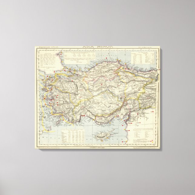 Kleinasien Leinwanddruck (Vorderseite)