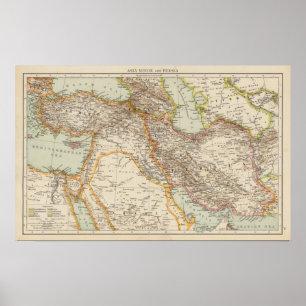 Kleinasien, Persien Poster