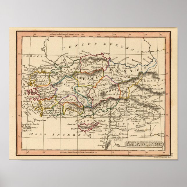 Kleinasien Poster (Vorne)