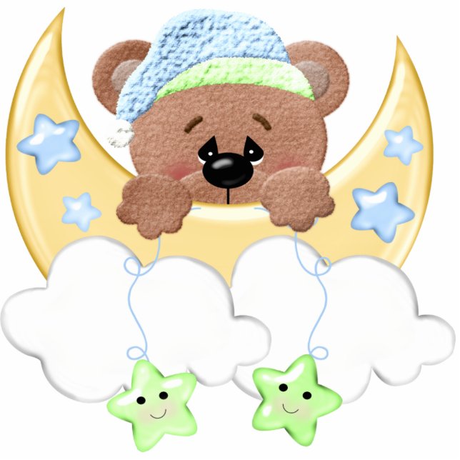 Kleinbärenskulptur Freistehende Fotoskulptur (Vorne)