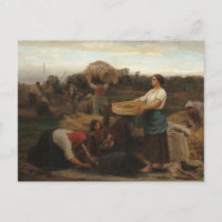 Kleinbauerinnen Ernten von Rapsamen durch Jules Br