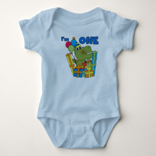 Kleine 1. Geburtstags-T-Shirts und Geschenke Dino Baby Strampler