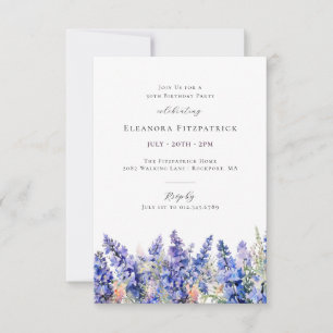 KLEINE 30. Geburtstag Juli Geburtsmonatsblume Einladung
