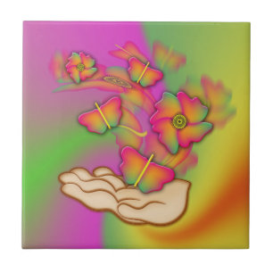 Kleine (4,25" x 4,25") Keramik Foto Tile Fliese