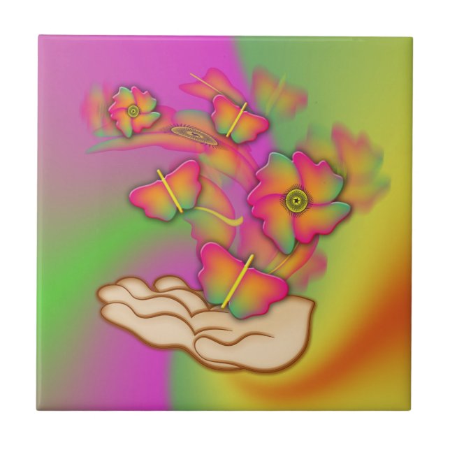 Kleine (4,25" x 4,25") Keramik Foto Tile Fliese (Vorderseite)