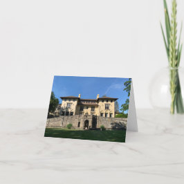 Kleine, 4" x 5,6" geklappte Grußkarte Dankeskarte