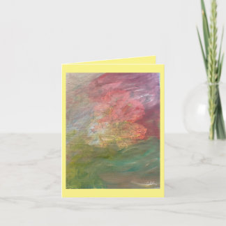 Kleine, 4" x 5,6" geklappte Grußkarte Karte