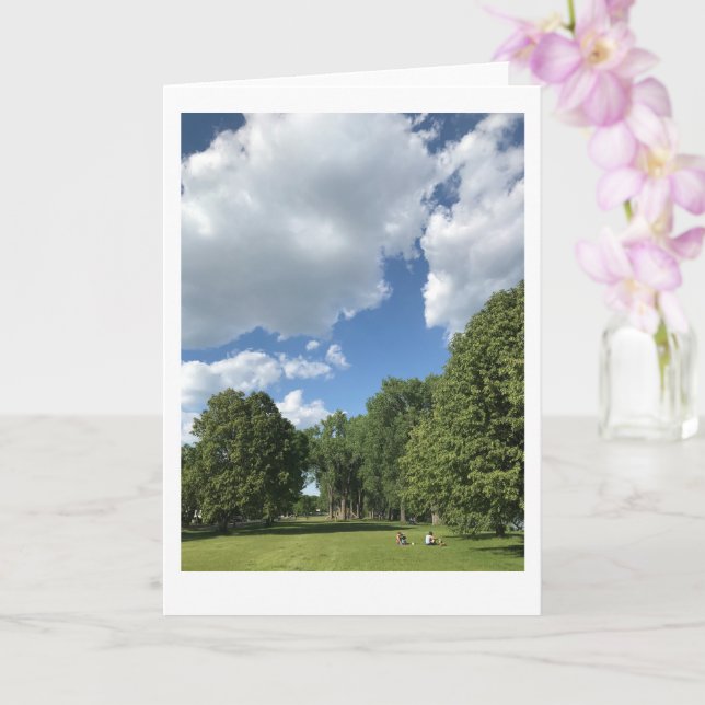 Kleine, 4" x 5,6" geklappte Grußkarte Karte (Orchidee)