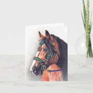 Kleine, 4" x 5,6" geklappte Grußkarte Karte