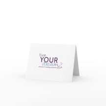 Kleine, 4" x 5,6" geklappte Note Card