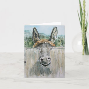 Kleine, 4 Zoll x 5,6 Zoll Faltkarte Dankeskarte