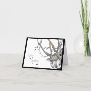 Kleine, 4 Zoll x 5,6 Zoll geklappte Urlaubskarte Feiertagskarte