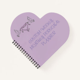 Kleine (5,5" x 8,5") HERZSHINWEISE Notizbuch