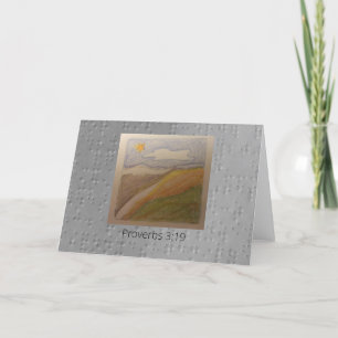 Kleine, 5 Zoll x 7 Zoll geklappte Grußkarte Karte