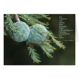 Kleine Abdruck-Gedicht-Karte