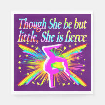 KLEINE, ABER FIERCE GYMNASTICS PAPIER NAPKINS