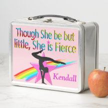 KLEINE, ABER PERSONALISIERTE GYMNAST-LUNCHBOX