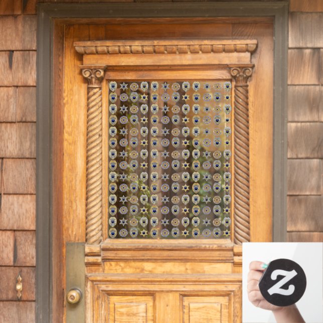 Kleine Abzeichen Fensteraufkleber (Haustür)