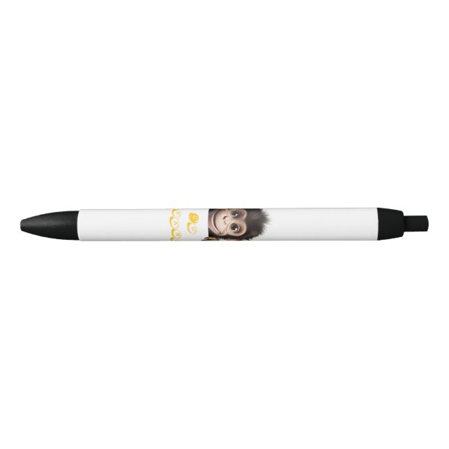 Kleine Affen gehen Bananen Kugelschreiber (Vorderseite)