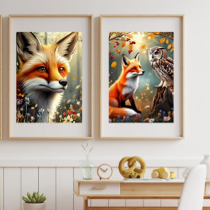 Kleine Ahorn 🦊 Fuchs Little Light Storybook Tales Poster