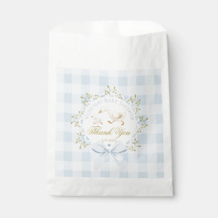 Kleine alberne Gans Blau Baby Shower Danke Geschenktütchen
