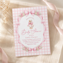 Kleine alberne Gans Coquette Babyparty
