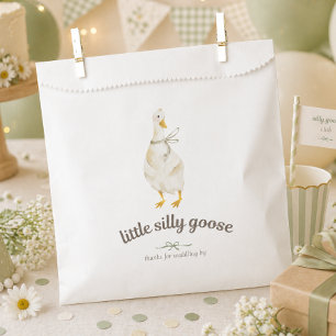 Kleine alberne Gans Sage-Grün Geburtstag Geschenktütchen