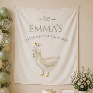 Kleine Alberne Gans Salbei Grün Geburtstag Wandteppich